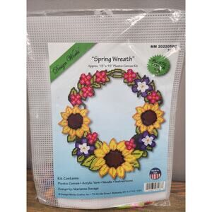Design Works #3167 Spring Wreath Kit 15" by 15" New